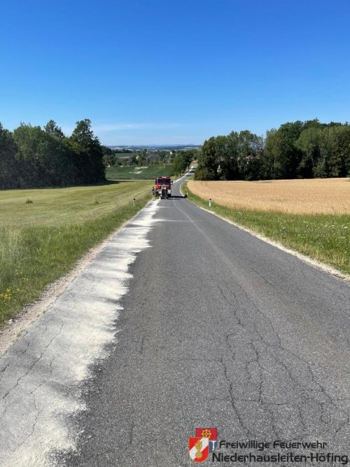 Kilometerlange Ölspur beseitigt