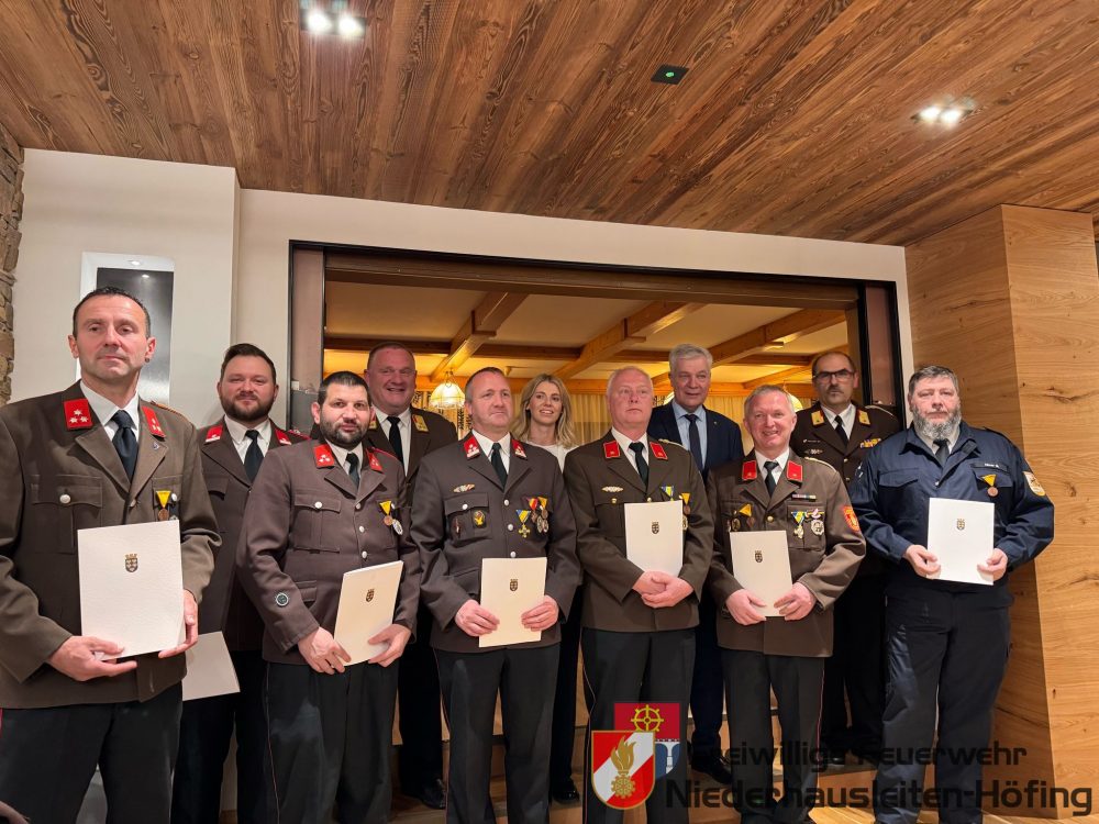 Ehrungen beim Abschnittsfeuerwehrtag